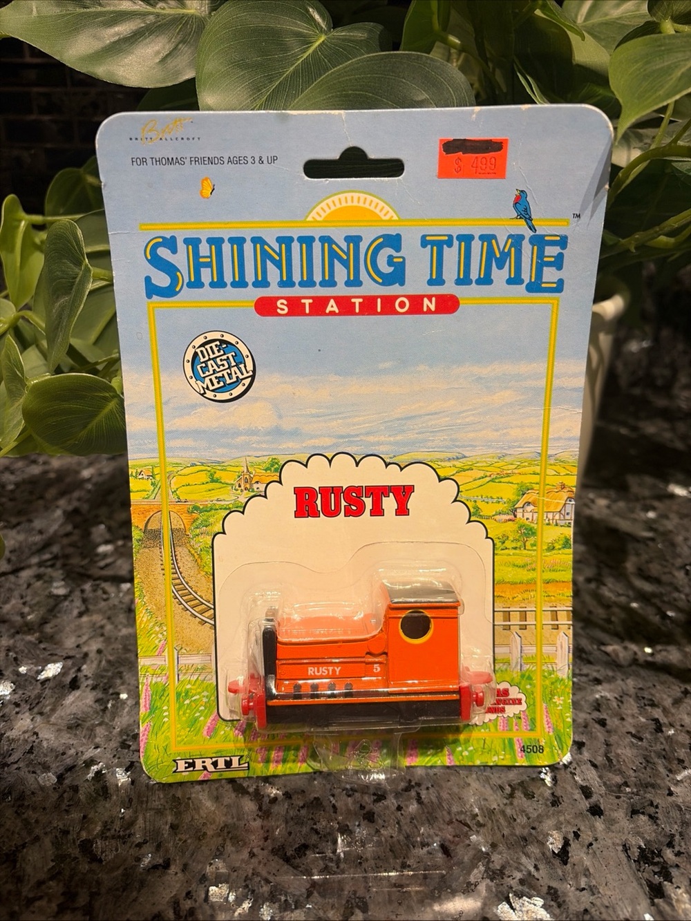 Vintage 1995 ERTL Thomas The Tank Engine & Friends Rusty Diecast Train NEW